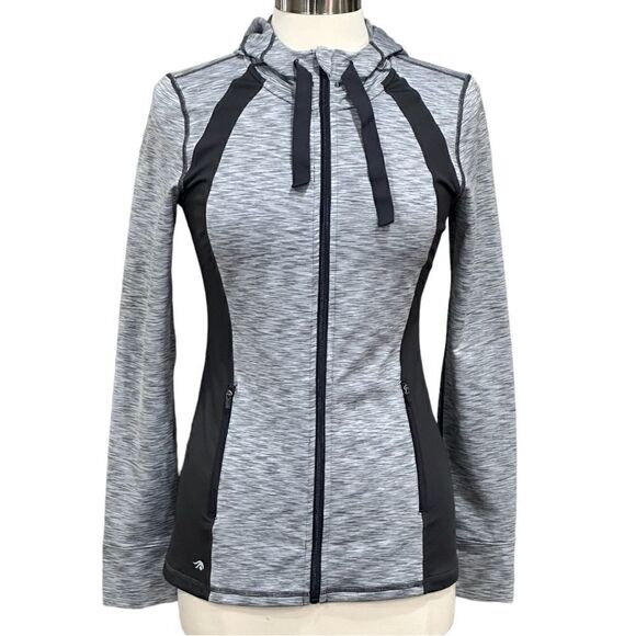 Ideology Women’s Active Space Dye Hooded Jacket in the Size Small in Gray Color - Picture 2 of 13